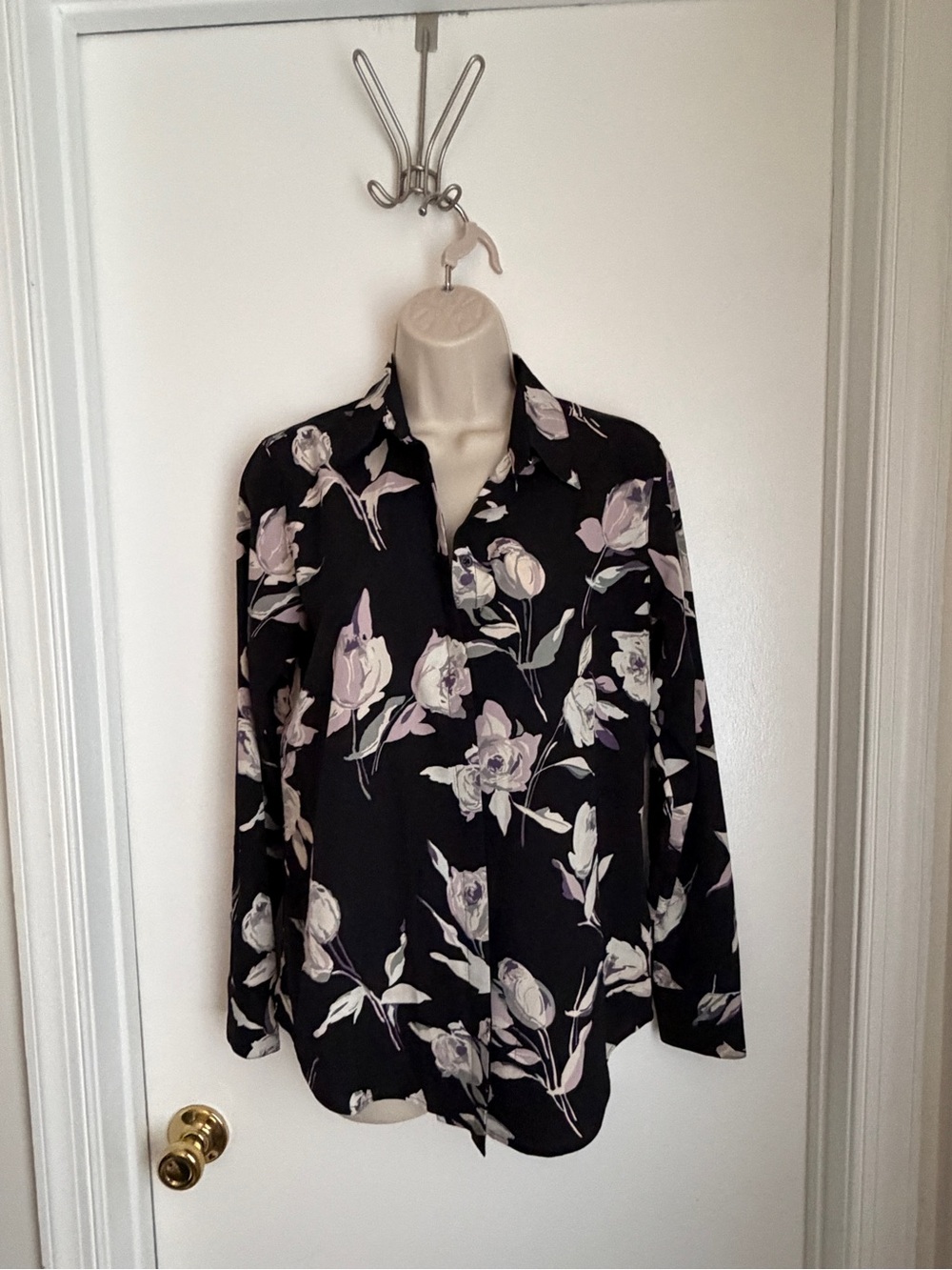 LAUREN RALPH LAUREN Floral Button-Down Shirt (Size Small)